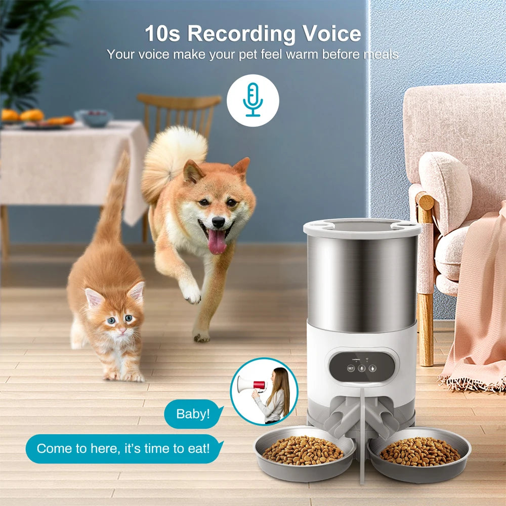 Double Meal Dog Smart Automatic Feeder
