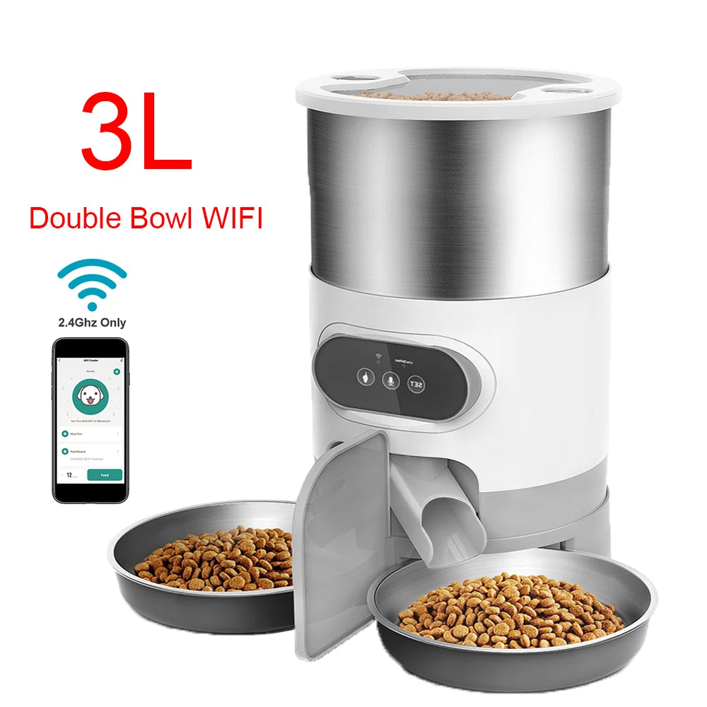 Double Meal Dog Smart Automatic Feeder