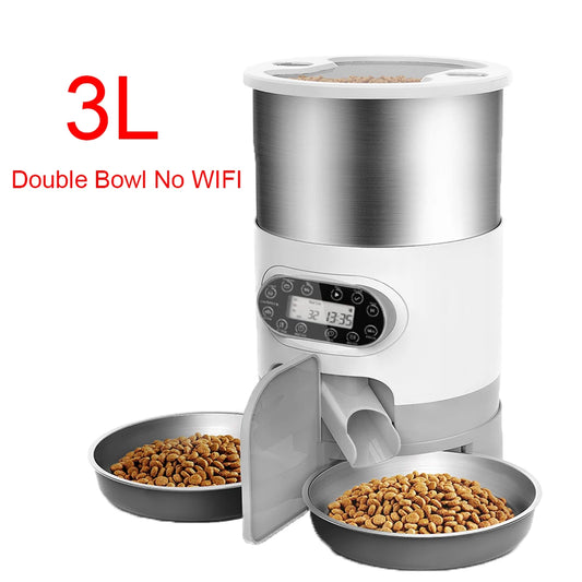 Double Meal Dog Smart Automatic Feeder